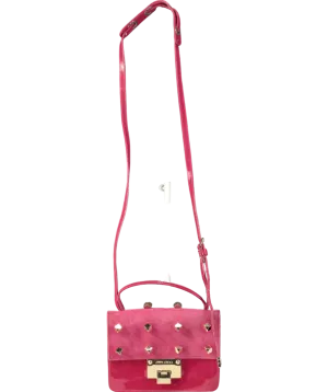 Jimmy Choo Pink Rebel Cube Studded Box Shoulder Bag One Size