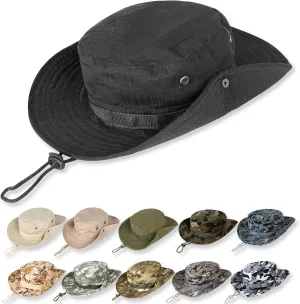 Sun Hats for Men Women Bucket Hat UPF 50  UV Protection Boonie Hat for Safari Fishing Hiking Garden Beach