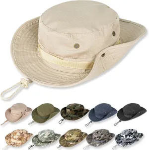 Sun Hats for Men Women Bucket Hat UPF 50  UV Protection Boonie Hat for Safari Fishing Hiking Garden Beach